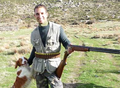 El cazador zamorano Lucas Arribas, campeón de Castilla y León de Caza Menor con Perro