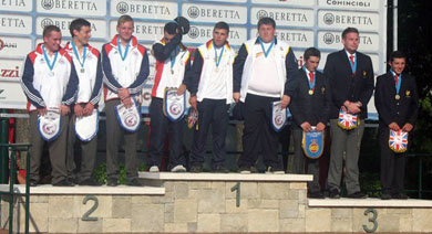 Iñaki Arteche, subcampeón de Europa junior de Foso Universal