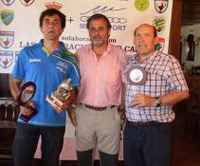 El setter inglés «Sire» y su dueño José Arturo García, campeones cántabros de San Huberto