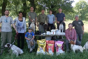 El C.D. «Amigos del perro de caza de La Rioja» celebra su última prueba de San Huberto