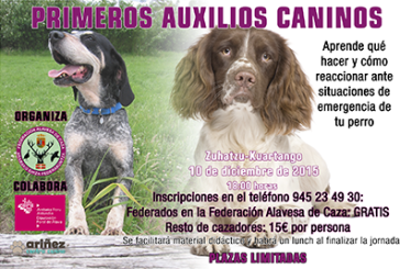 Jornada sobre primeros auxilios caninos en Kuartango