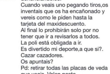 LA ONC DENUNCIA ANTE LA FISCALÍA A UN INDIVIDUO QUE INCITABA A DENUNCIAR FALSAMENTE A LOS CAZADORES