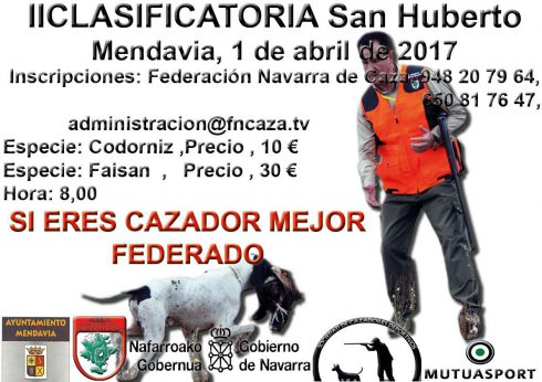 II Clasificatoria San Huberto. Mendavia (Navarra) 1-4-17