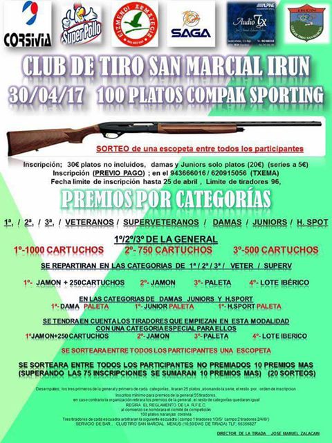 TIRADA COMPACK SPORTING CAMPO DE TIRO SAN MARCIAL 30-4-17