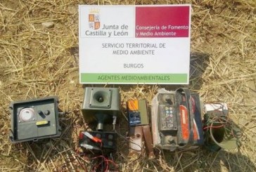 Burgos: Agentes medioambientales detectan el uso de reclamos electrónicos en el inicio de la media veda