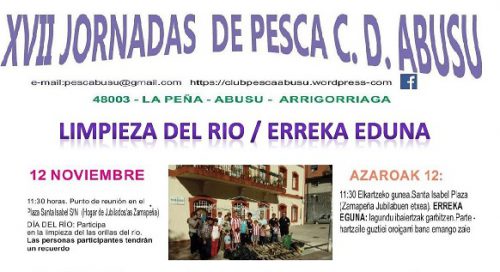 Bizkaia: 12 de noviembre: Jornadas de pesca CD ABUSU