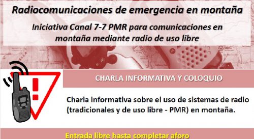 Bizkaia: Este viernes en Amorebieta charla «Radiocomunicaciones de emergencia en montaña»