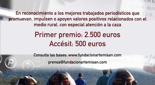 Fundación Artemisan convoca el Segundo Premio de Periodismo ‘Mundo Rural’